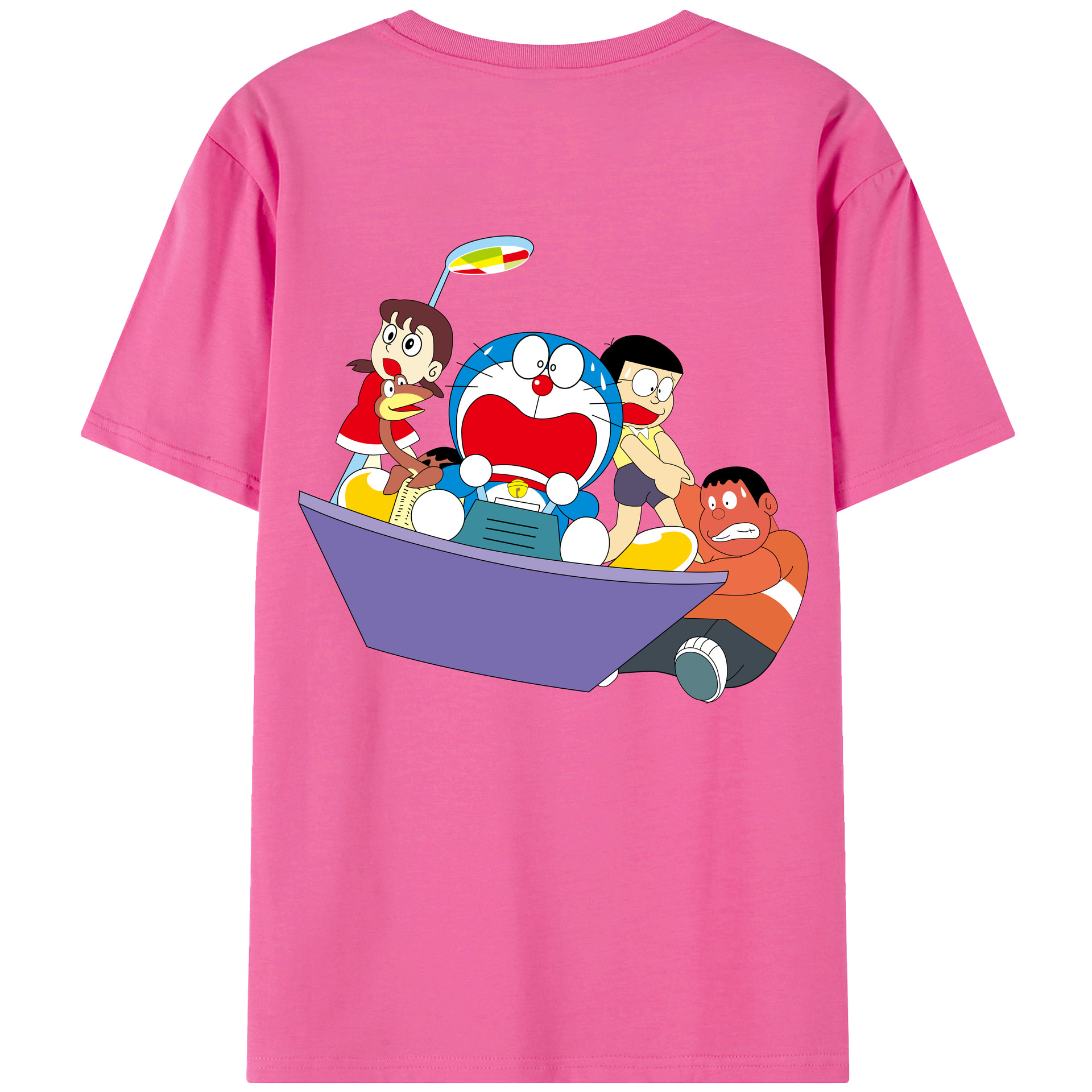 （画像用） ドラえもん Doraemon レディース半袖Tシャツ(バックプリント)